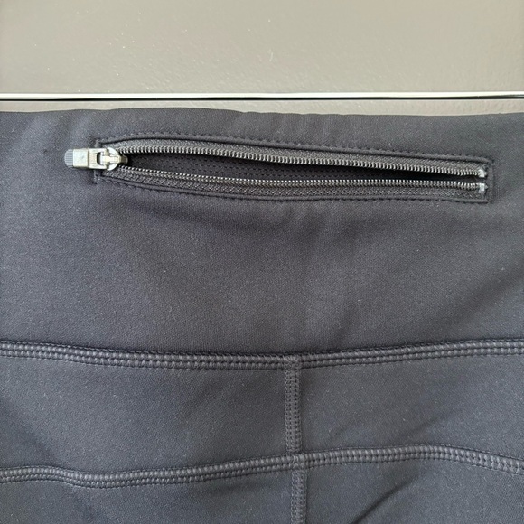 Athleta Street to Summit Pant Black Gray Stripe Lined for Cold Climate Size L - Picture 6 of 9